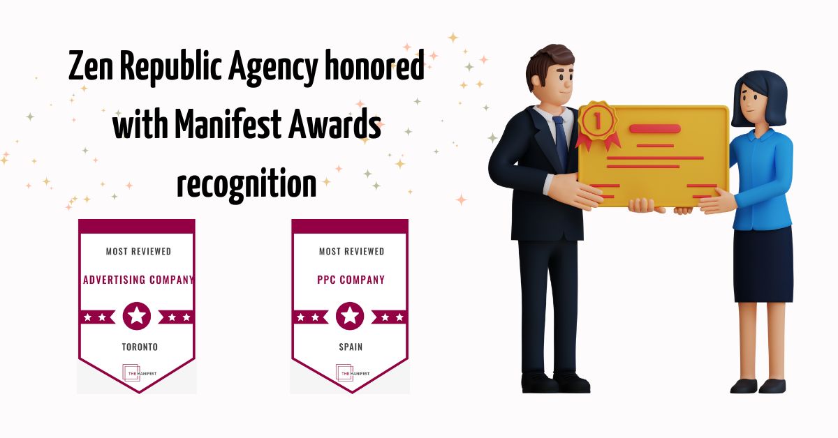 The Manifest Hails Zen Republic digital agency as one of the Most-Reviewed PPC Agencies